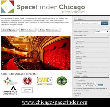 Arts & Culture Unit - Spacefinder website